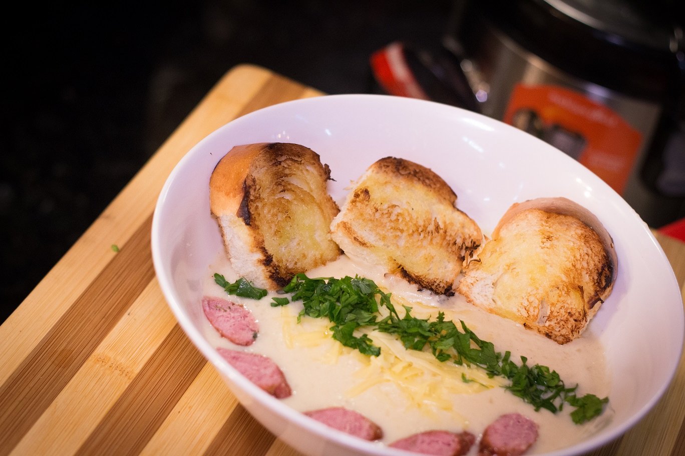 Creme de cebolas do Empório da Vina para o 2º Festival de Sopas da Ca'dore Comida Descomplicada