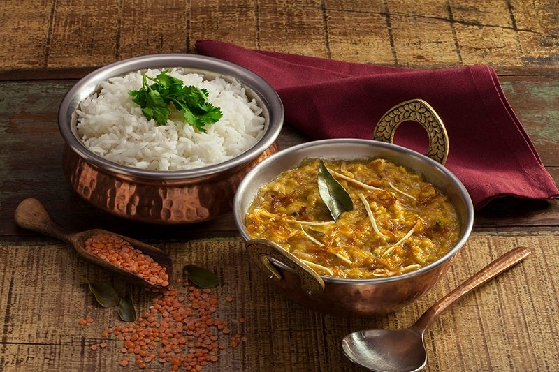 Tarka Dal vegetariano do Swadisht Traditional Cuisine em Curitiba